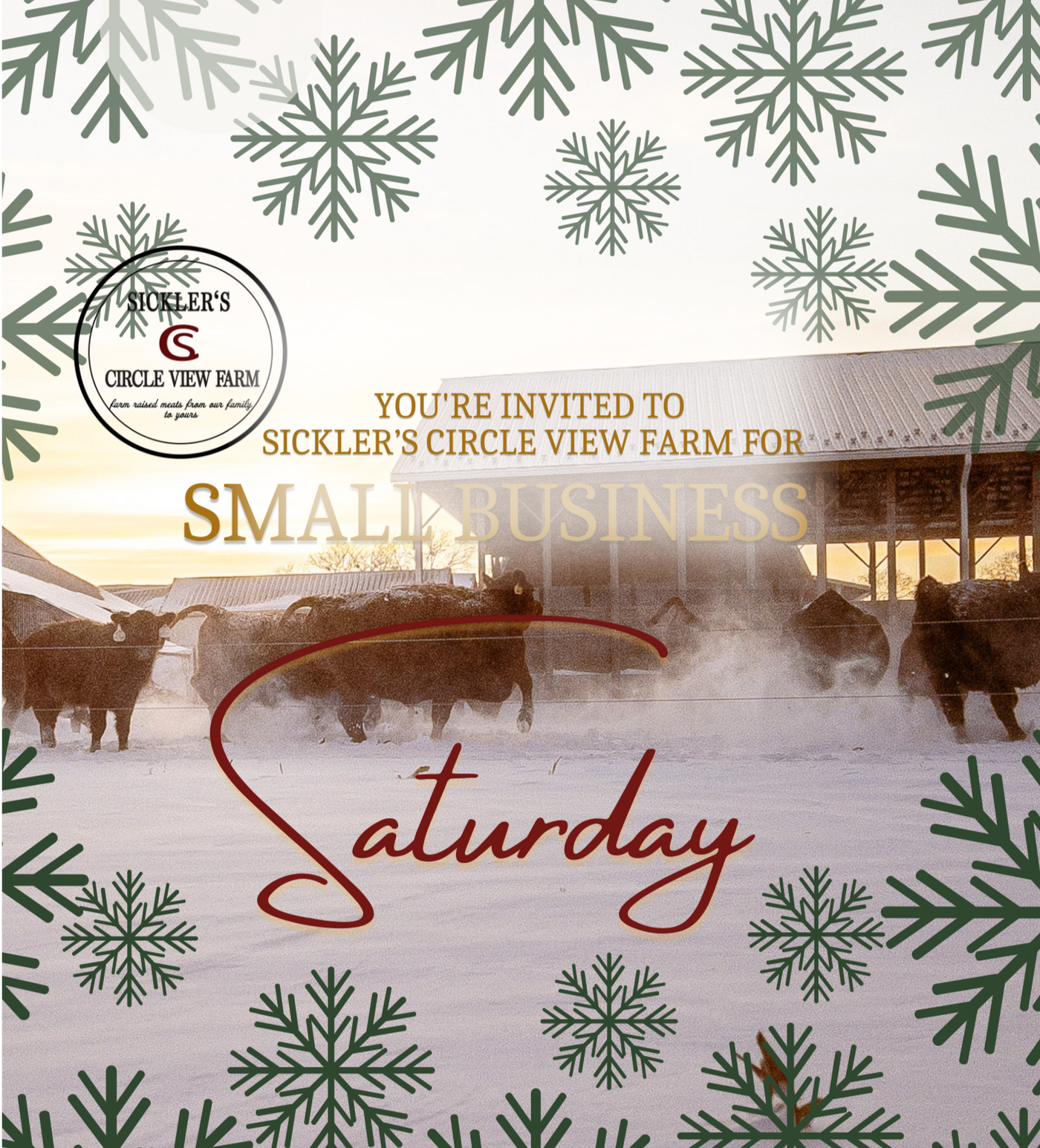 Small Business Saturday Event Vendor Table Reservation- Nov. 25th, 2023 10:00AM-4:00PM