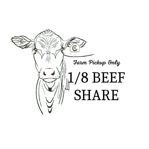 1/8 Beef Share for July 2024- 50% deposit- Farm Pickup Only